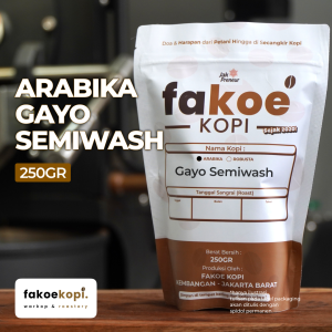 Kopi Arabika Gayo Semiwash Single Origin