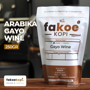 kopi arabika gayo wine process single origin