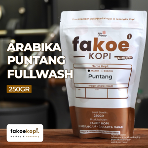 kopi arabika puntang fullwash process single origin