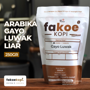 kopi arabika gayo luwak liar process single origin
