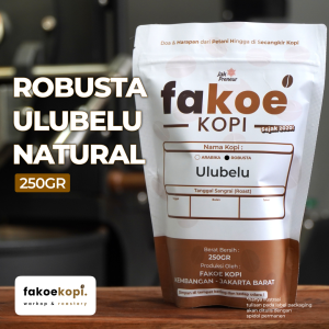 kopi robusta ulubelu natural single origin